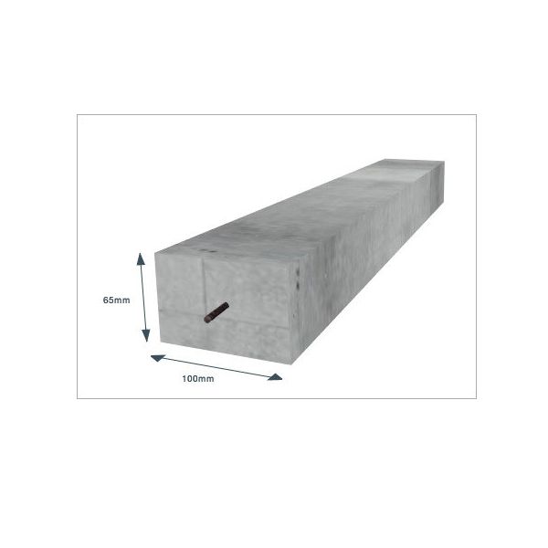 6Ft- 6" Concrete Lintel 4" X 3"