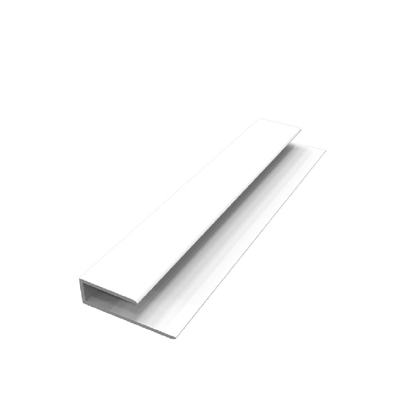 White Pvc Soffit J Trim 5M