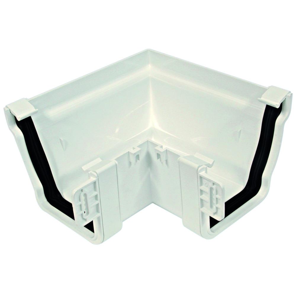 Rainwater Stormline Osrst Pvc-U Gutter Angle External 90 White 111mm
