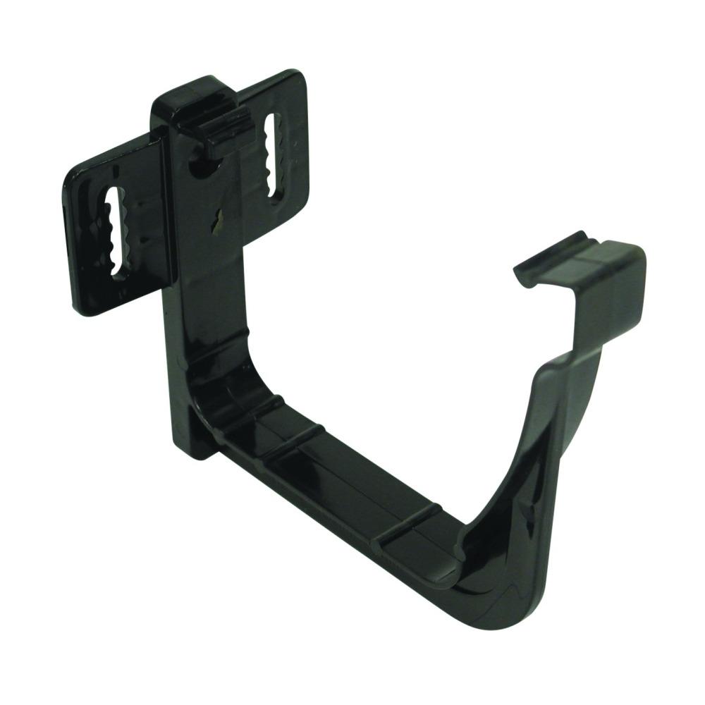 Rainwater Stormline Osrst Pvc-U Gutter Support Bracket Black 111mm
