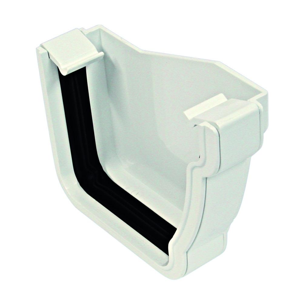 Rainwater Stormline Osrst Pvc-U Extrarenal Stop End Right Hand White 111mm