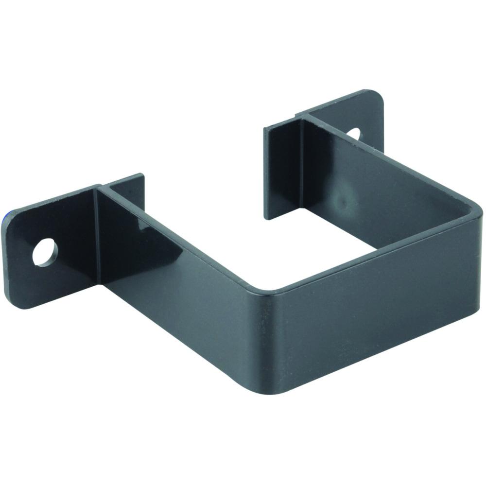 Rainwater Squareline Osrsq Pvc-U Pipe Bracket Black 61mm