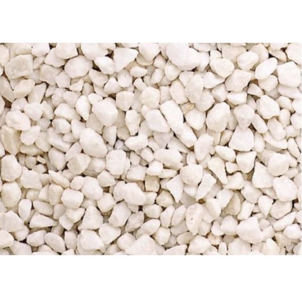 Barleystone White Dashing Marble Chip 10mm - 25kg Bag