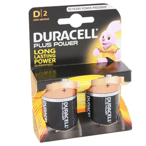 Duracell Plus Power Battery Lr20 (2)