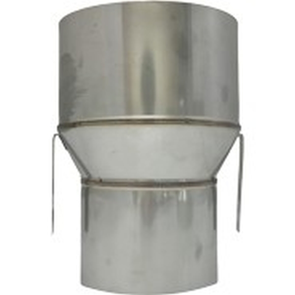 Mi Flue Stainless Steel Flue Clay Adaptor 8" - 5" (Reducer 200 - 125mm) Clay Pot