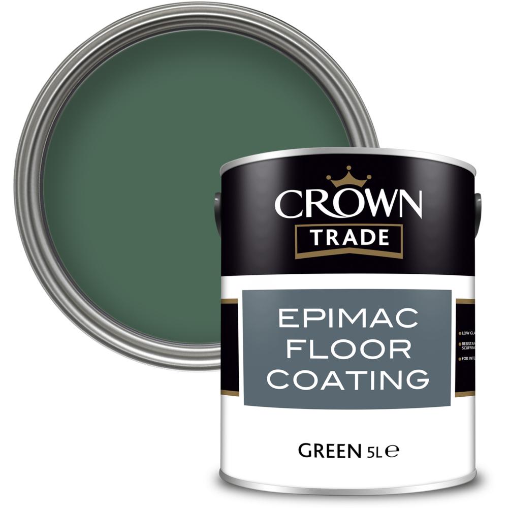 Crown Trade Epimac Floor Paint Green 5L