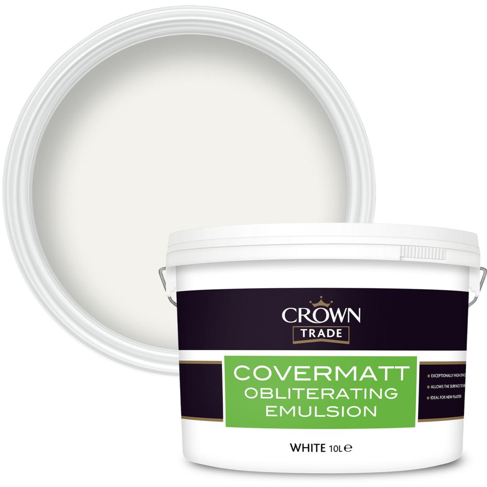 Crown Trade Covermatt White 10L