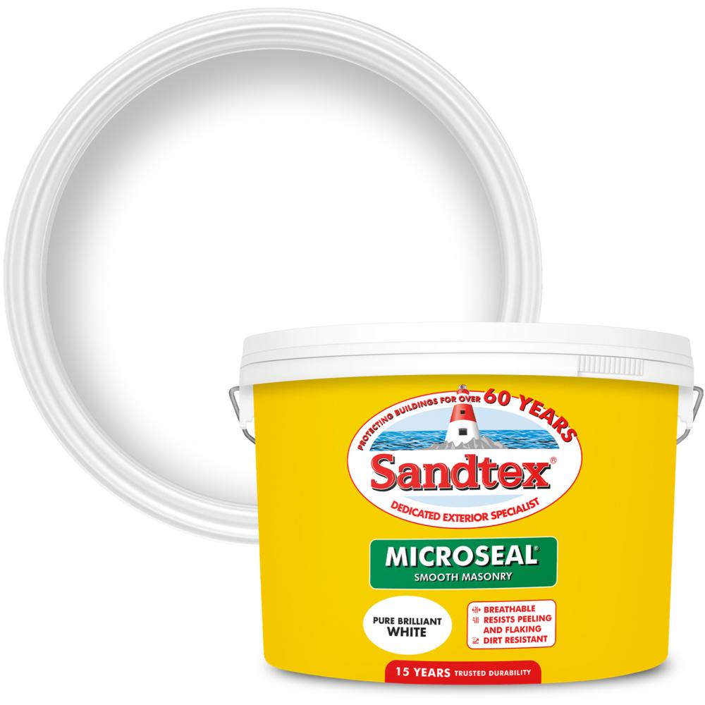 Sandtex M/Seal Smth Masonry Bril White 10L