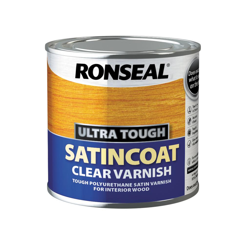 Ronseal ULa Tough Satincoat Clear Varnish 250ml