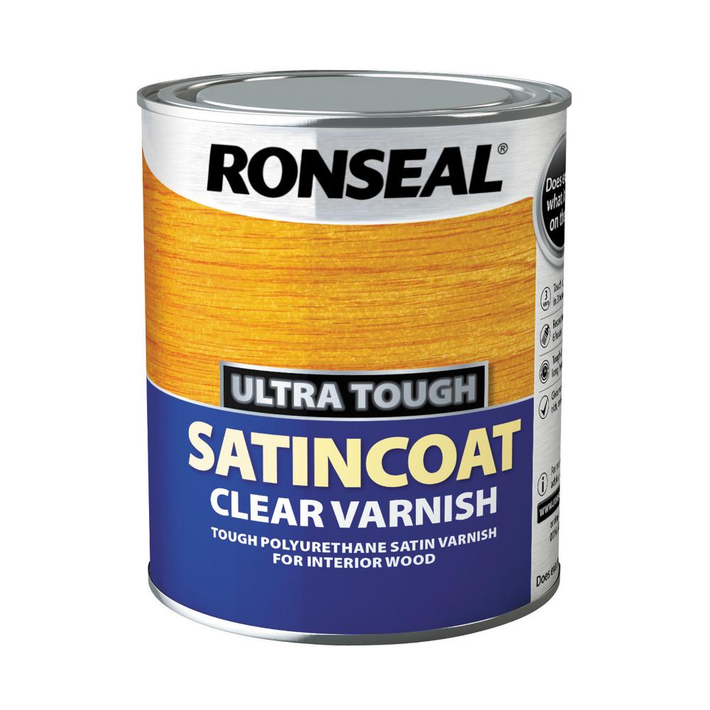 Ronseal ULa Tough Satincoat Clear Varnish 750ml