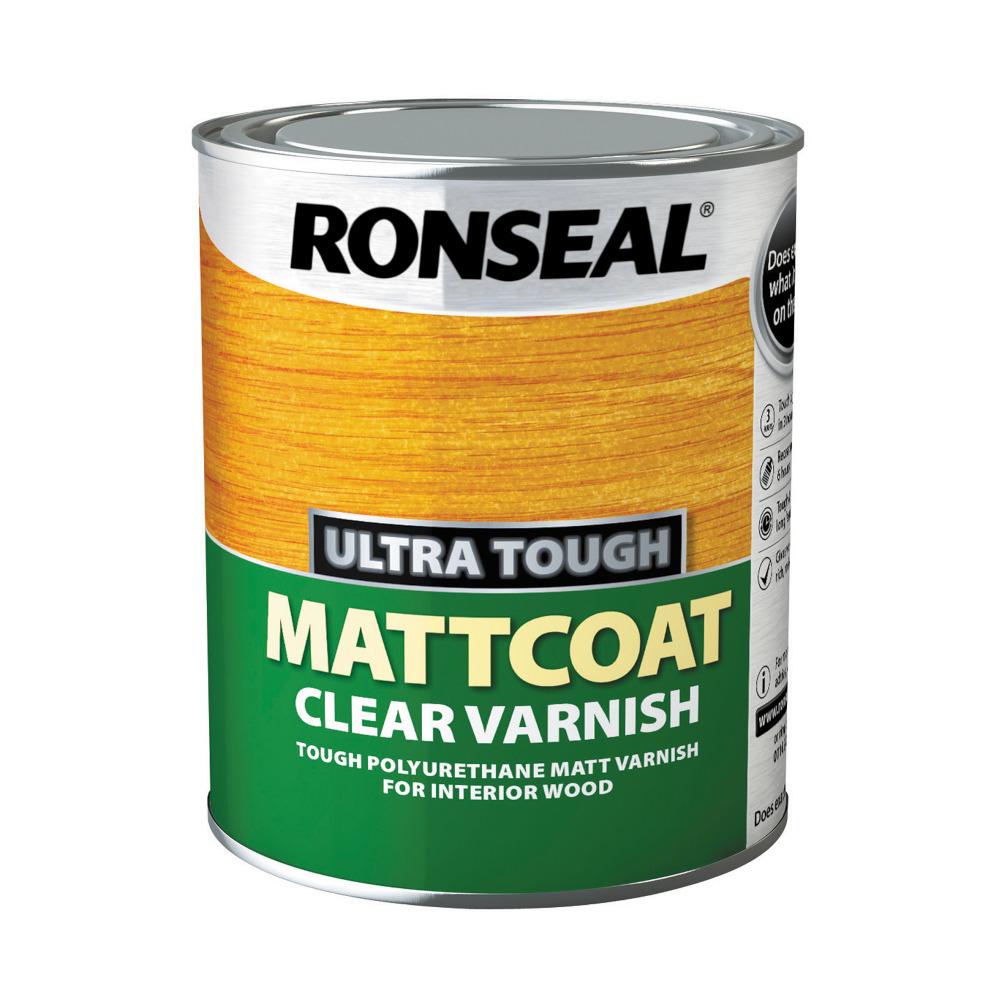 Ronseal ULa Tough Mattcoat Clear Varnish 750ml