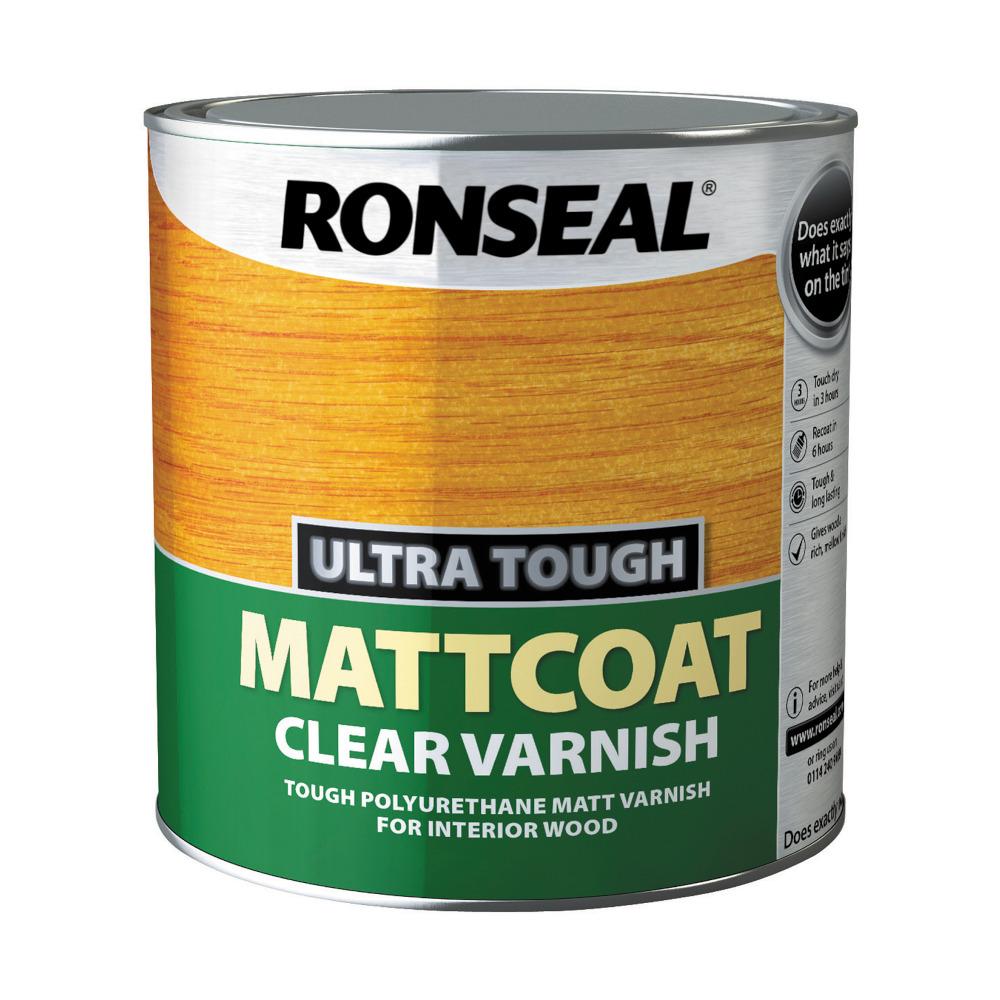 Ronseal ULa Tough Mattcoat Clear Varnish 2.5L