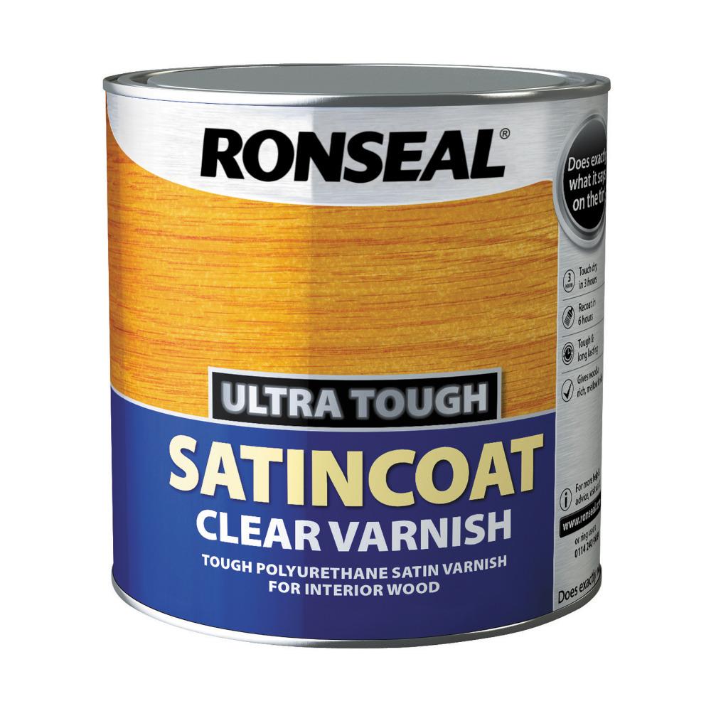 Ronseal ULa Tough Satincoat Clear Varnish 2.5L