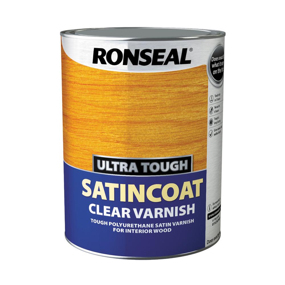 Ronseal ULa Tough Satincoat Clear Varnish 5L