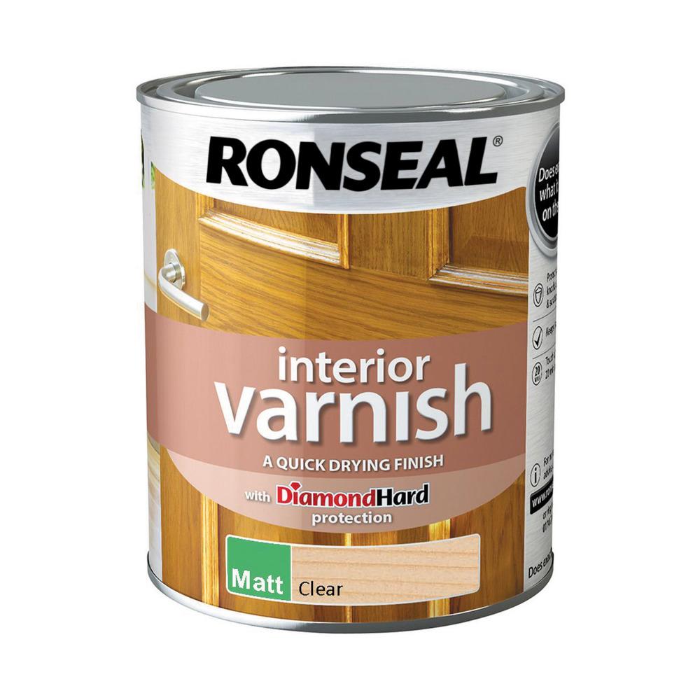 Ronseal Interior Varnish Clear Matt 750ml