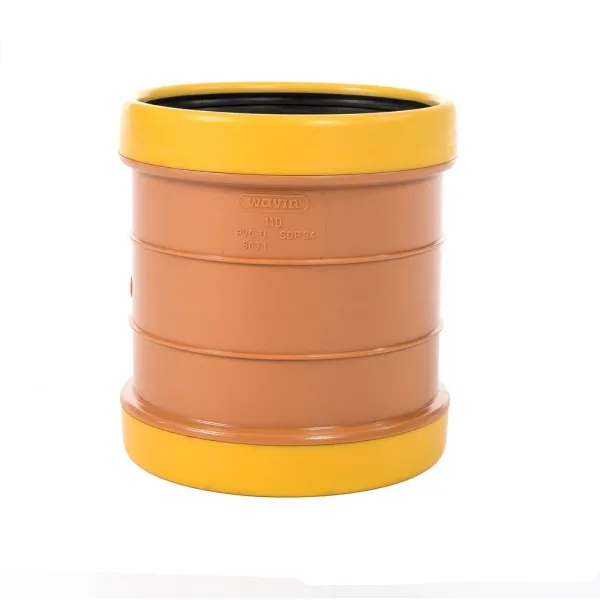 Brown Double Socket Sewer  Coupler 4"