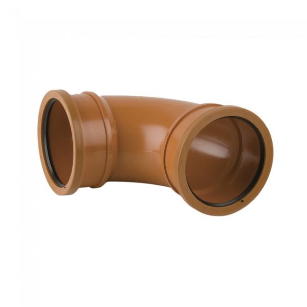 Brown Double Socket Bend 6" 90 Deg