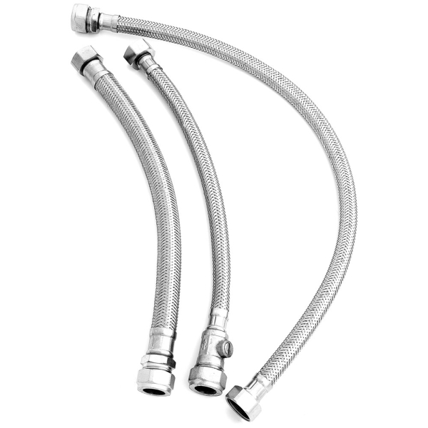Flexible Tap Connector 1/2" X 300mm