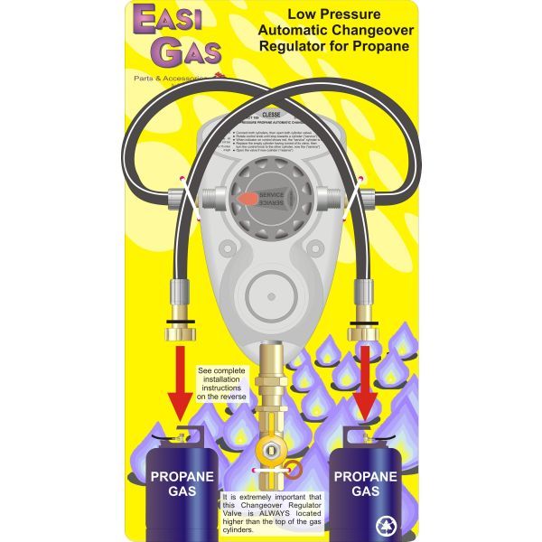 Easi Plumb Auto Changeover Regulator 4kg