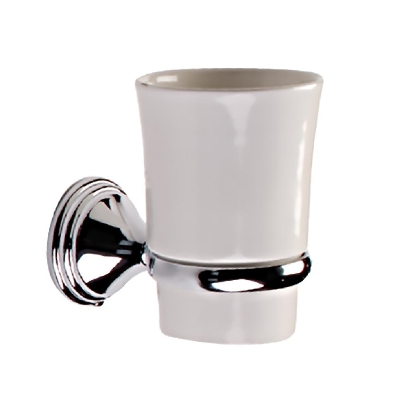Team Arno Tumbler Holder Chrome & Ceramic Tumbler