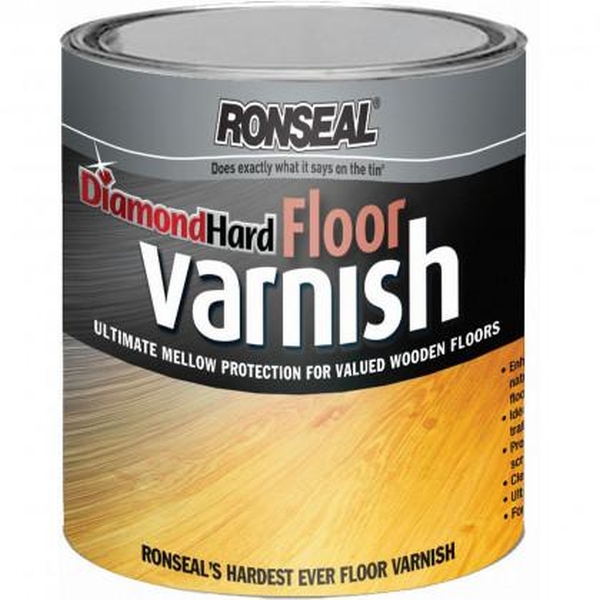 Ronseal Diamond Coat Mellow Floor Varnish 2.5L Gloss