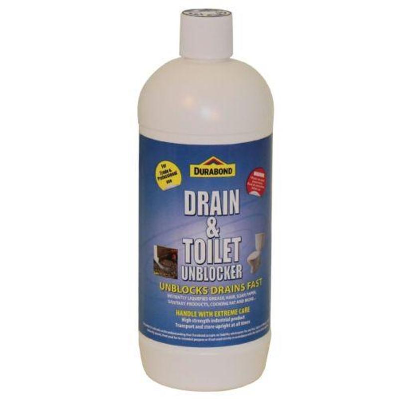 Durabond Drain, Toilet & Urinal Unblocker - 1L