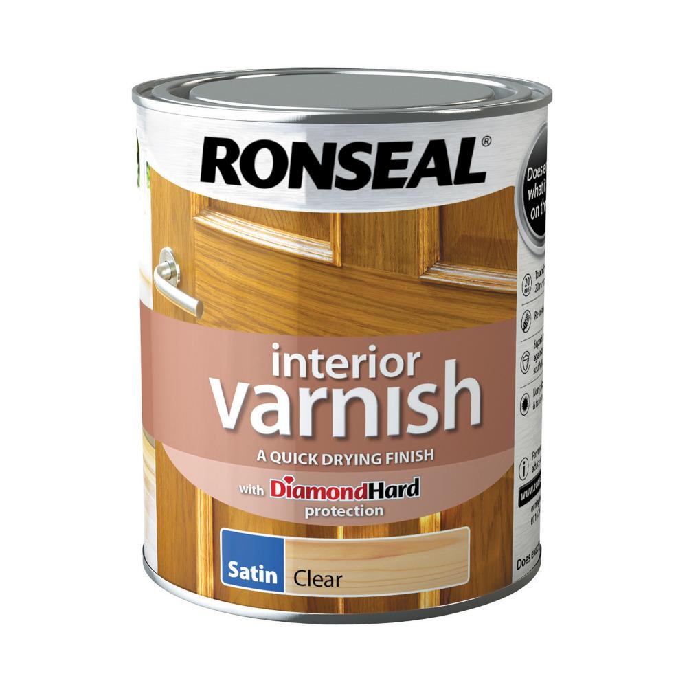 Ronseal Interior Varnish Clear Satin 750ml
