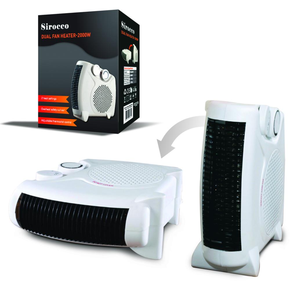 Sirocco - Dual Fan Heater - 2Kw