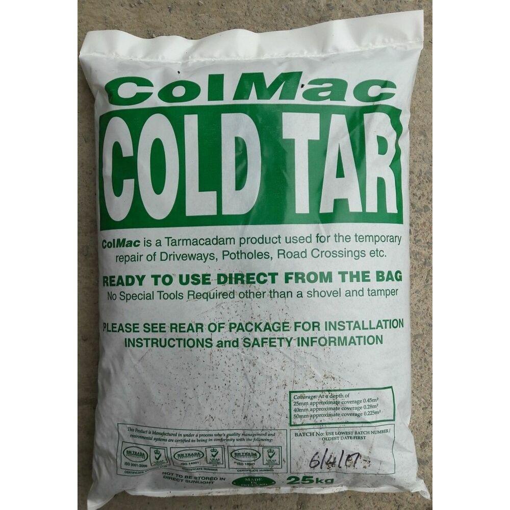 Colmac Cold Bagged Tar / Pothole Repair - 25kg