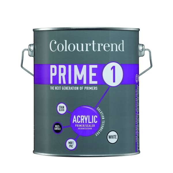 Colourtrend Prime 1 Acrylic Primer Sealer 2.5L