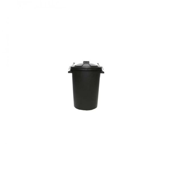 Plastic Dustbin with Clip Lid 85L