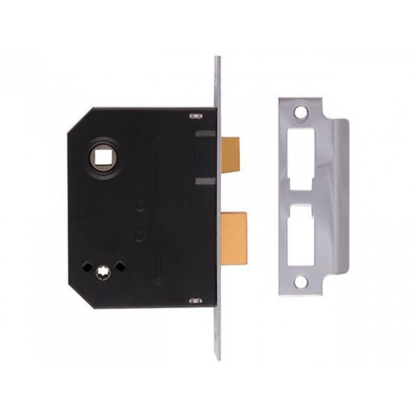 Union 2 Lever Mortice Lock 64mm Brass