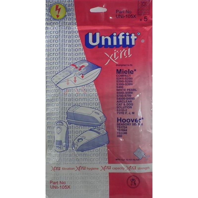 Unifit Miele Hoover Bag (4 + 2 Filter) Uni105X