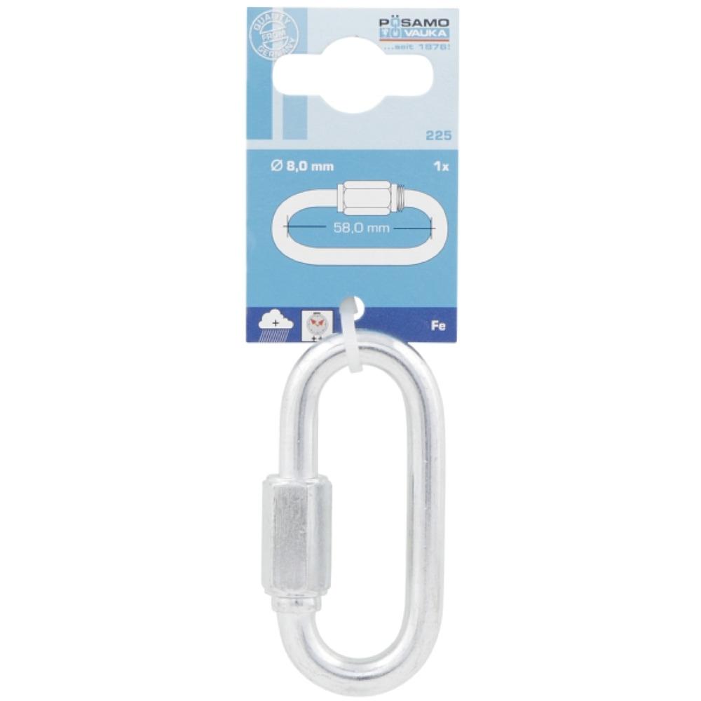 Posamo Quick Links 6X45mm Zinc Plated Pack2