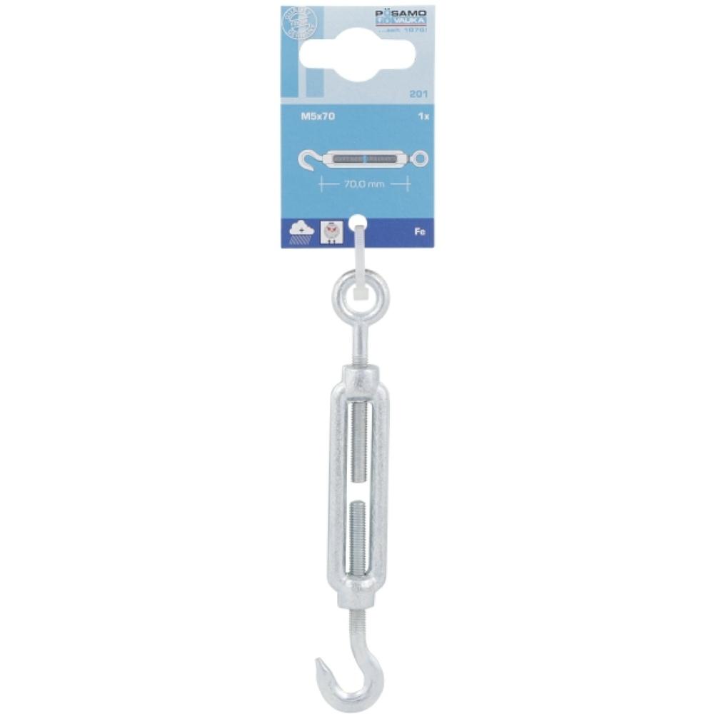 Posamo Turnbuckle M10X125 Zinc Plated