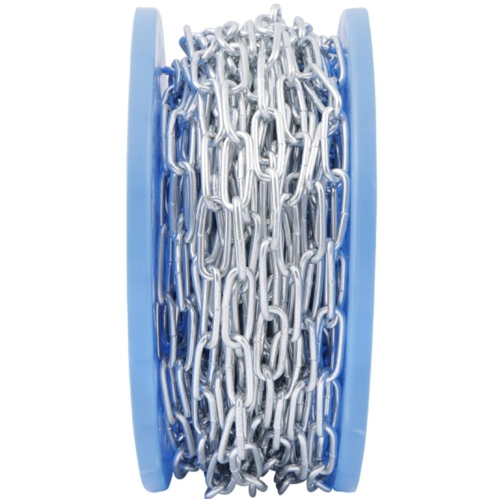 Posamo Welded Link Chain Zinc Plated 6.0mm X 30M Spool C6 (Per Metre)