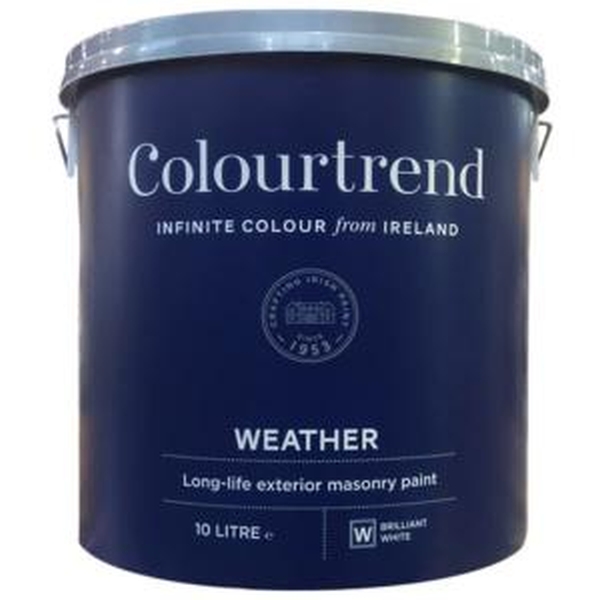 Colourtrend Exterior Masonary Paint 10L White