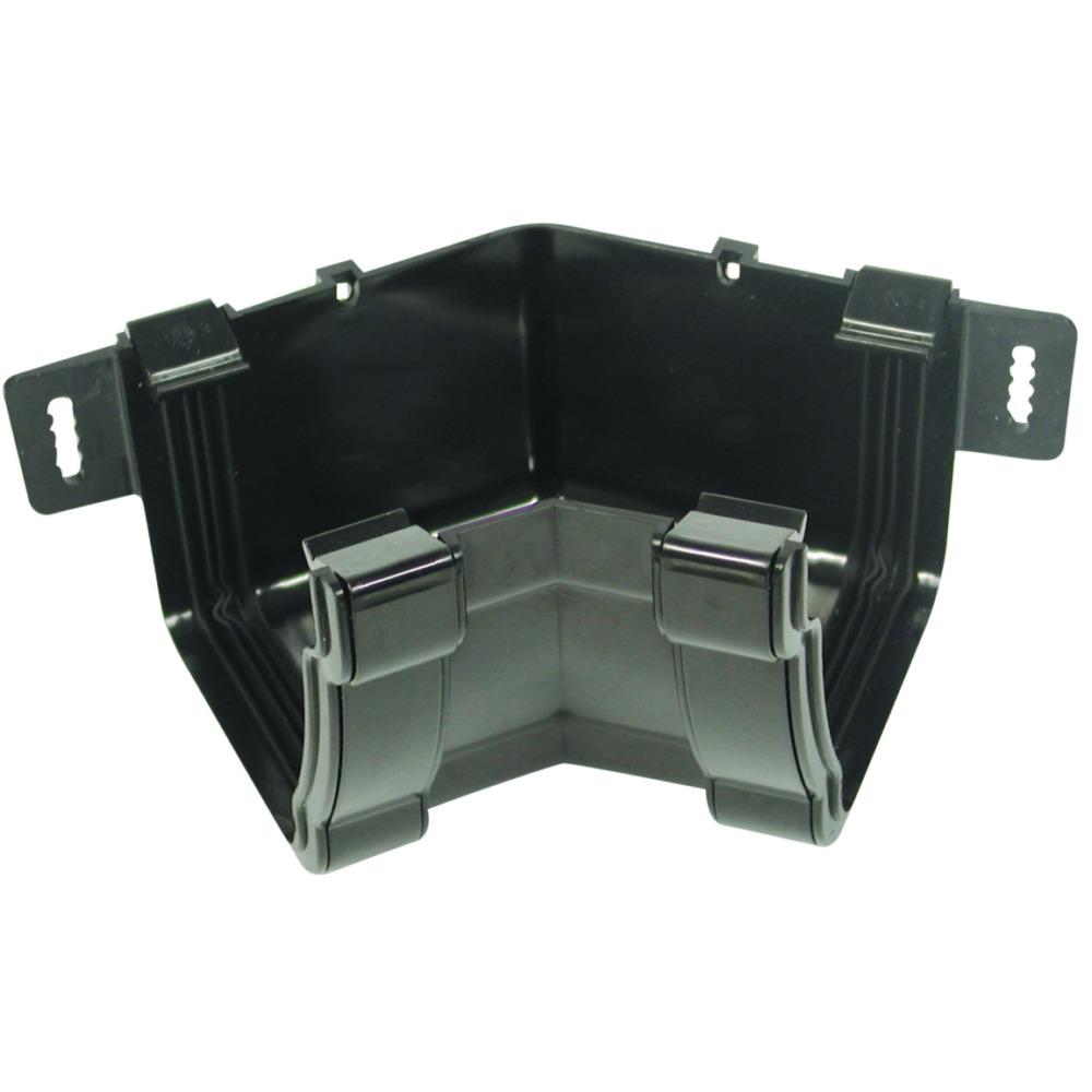 Rainwater Stormline Osrst Pvc-U Gutter Angle External 45 Black 111mm