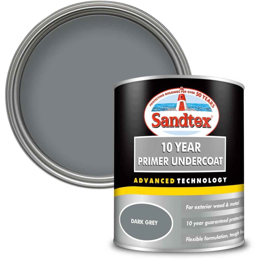 Sandtex 10 Year Pr Undercoat Dark Grey 750ml