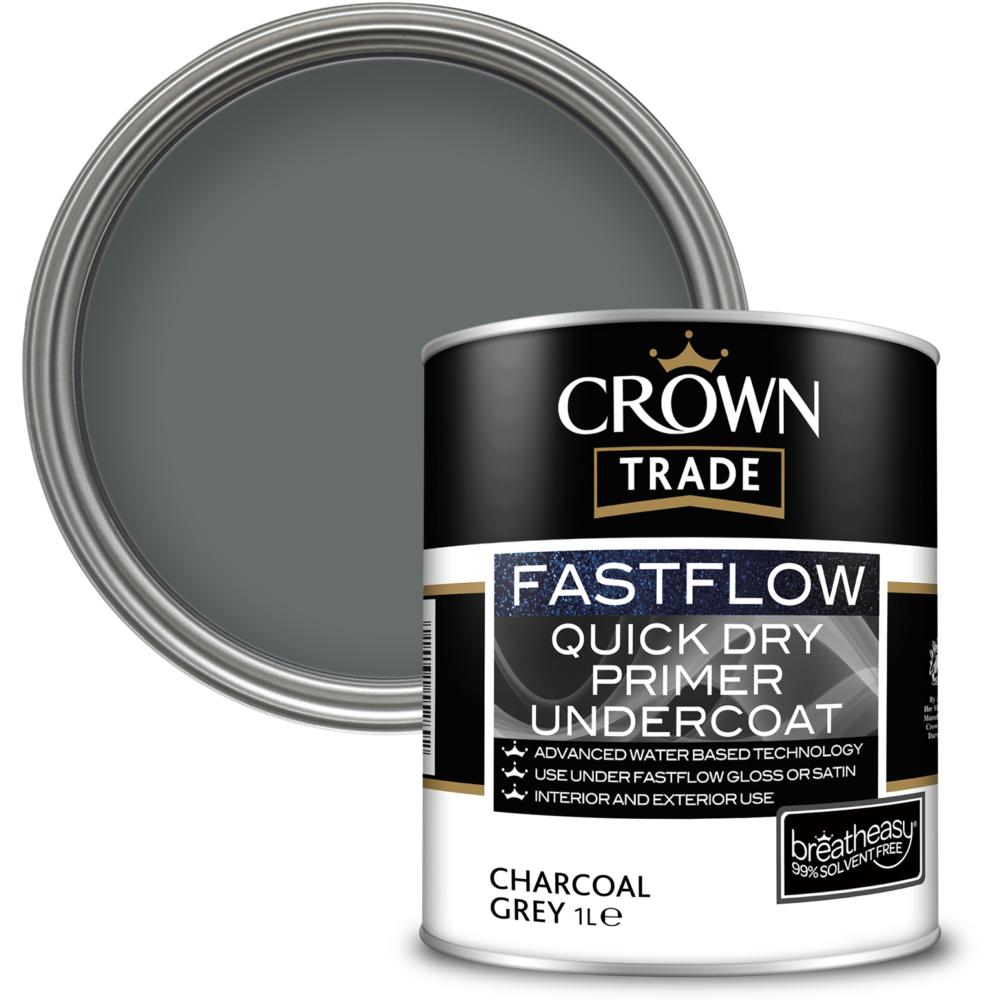 Crown Trade Fastflow Qd Undrcoat Charc Grey 1L