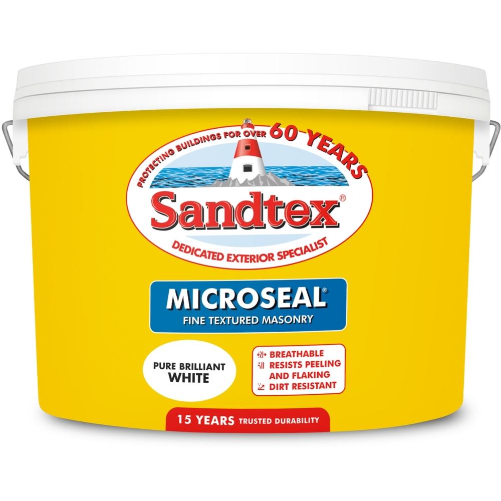 Sandtex Trade Fine Text Matt Brilliant White 10L