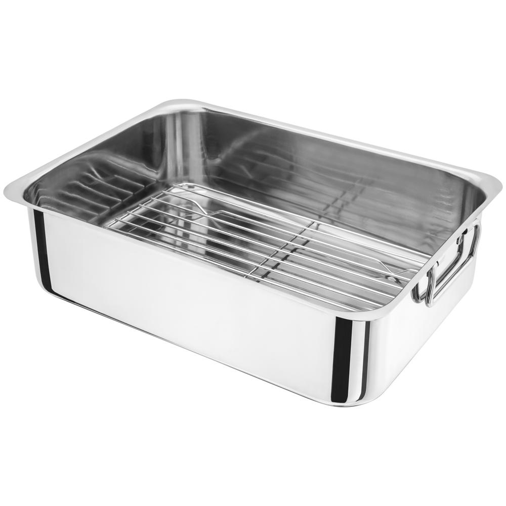 Judge Speciality Cookware, 36 X 26 X 10cm Roasting Pan With Rack