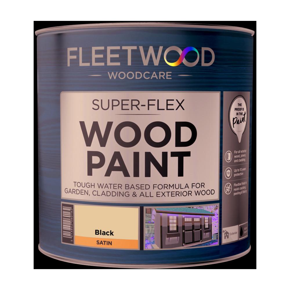 Fleetwood 1L Super-Flex Wood Paint Black