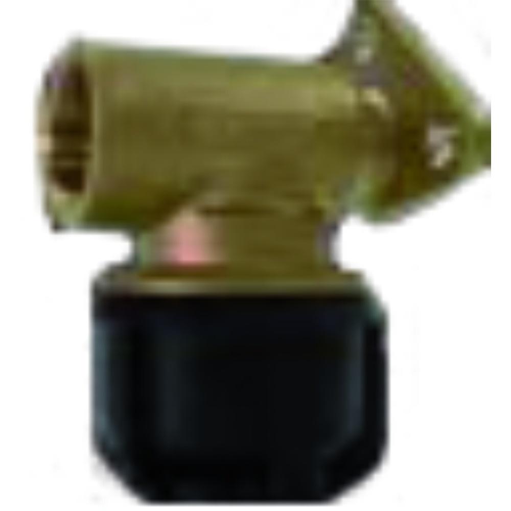 1/2" M-I Wall Plate Elbow- Brass
