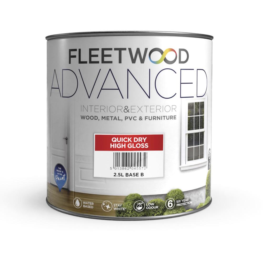 Fleetwood 1L Advanced Quick Dry Gloss Brilliant White
