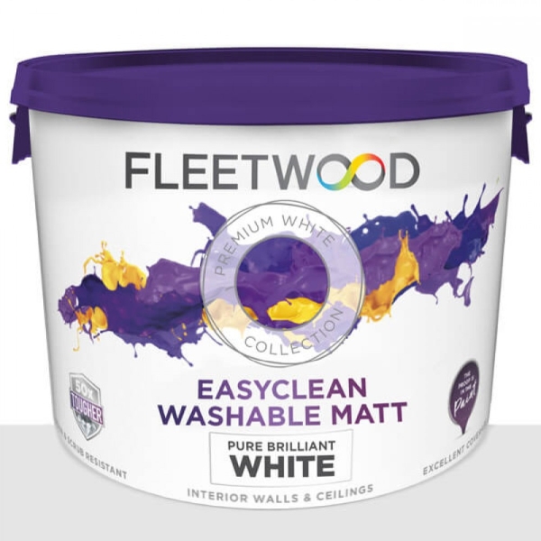 Fleetwood 10L Easy Clean Matt Brilliant White