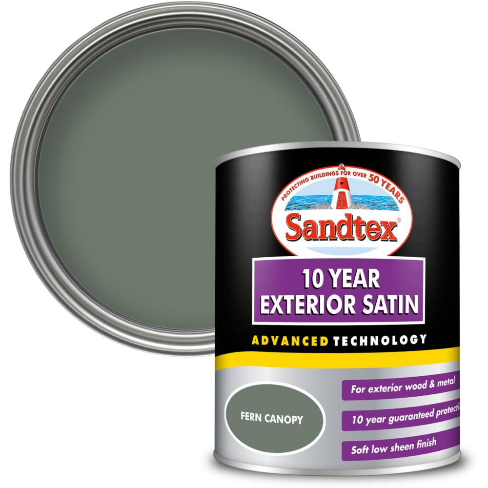 Sandtex 10 Year Satin Fern Cnopy 750ml
