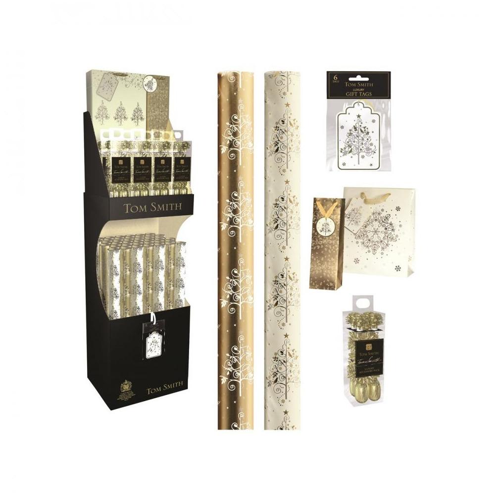 Tom Smith - Christmas Accessories Classic Designs Display Unit - 99Pce