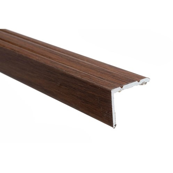 Trojan Self Adhesive Angle Edge 3Ft Walnut 25 X 8mm