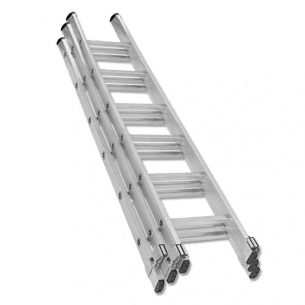 Aluminium 3 Part Extension Ladder 25Ft